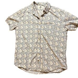 Rennington Size XL Floral Patterned Button Down Men's